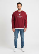 Sudadera UNISEX La Taurina Rojo Granate - Entretiempo Oversize