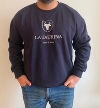 Sudadera La Taurina Azul Marino - Entretiempo Oversize