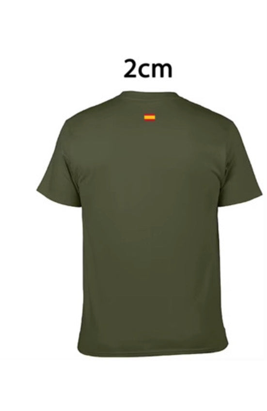 Camiseta UNISEX Verde militar- Military Green Flag Collection La Taurina