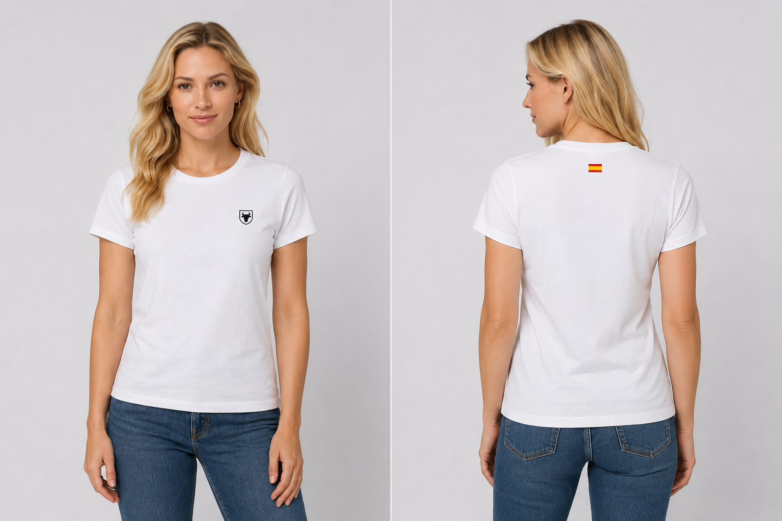 Camiseta Unisex Blanca- Flag Collection La Taurina