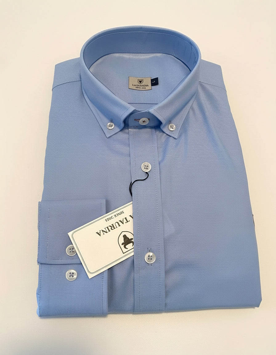 Camisa Oxford Azul Celeste