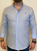 Camisa Oxford Azul Celeste