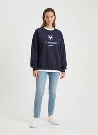 Sudadera UNISEX La Taurina Azul Marino - Entretiempo Oversize