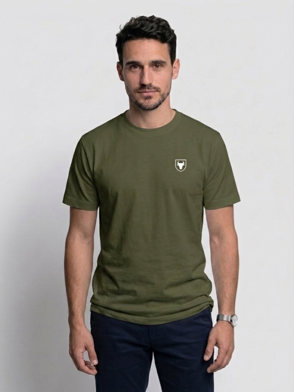 Camiseta UNISEX Verde militar- Military Green Flag Collection La Taurina