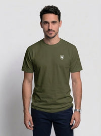 Camiseta UNISEX Verde militar- Military Green Flag Collection La Taurina