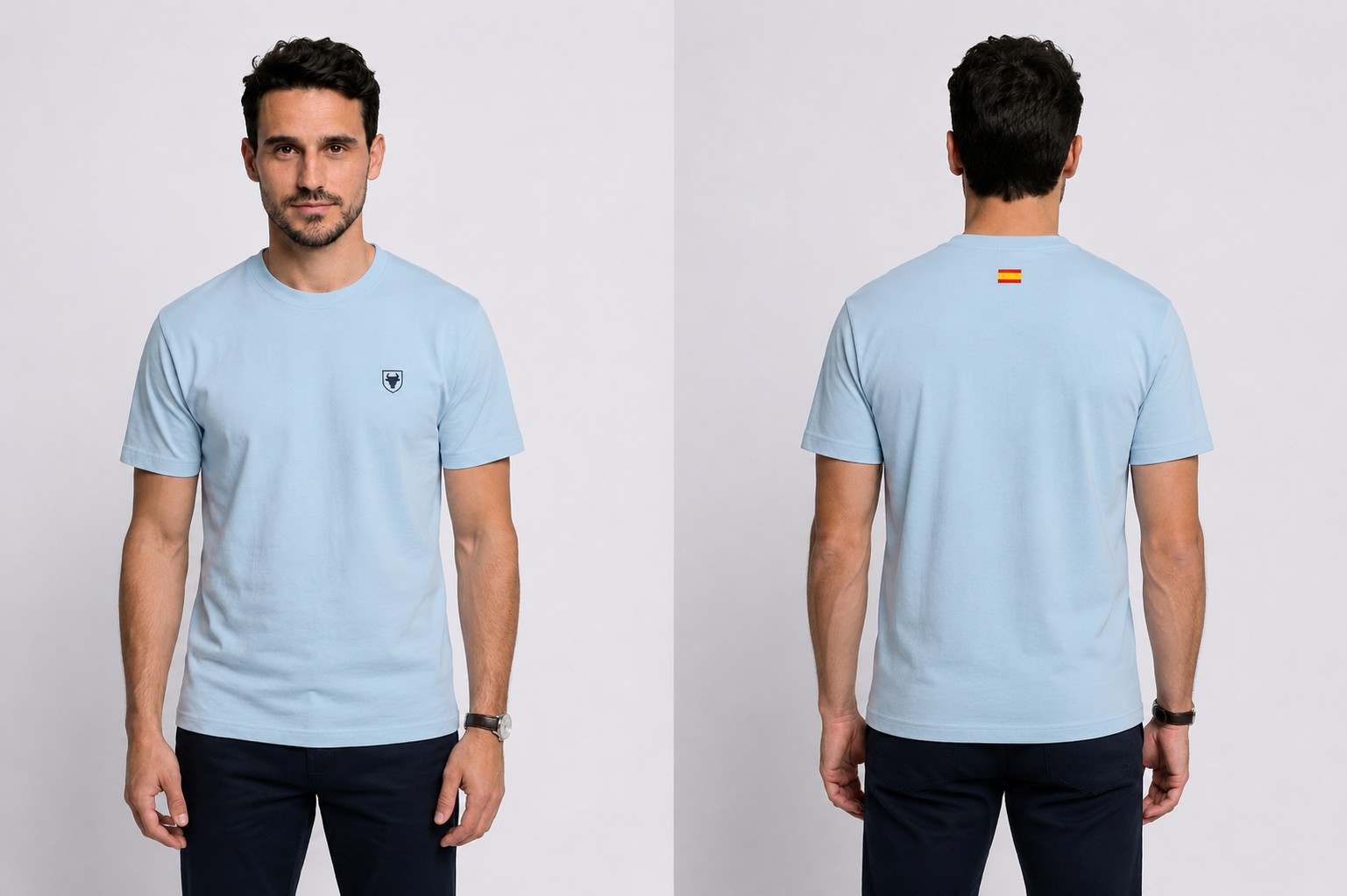 Camiseta unisex Azul Claro - Sky Blue Flag Collection La Taurina