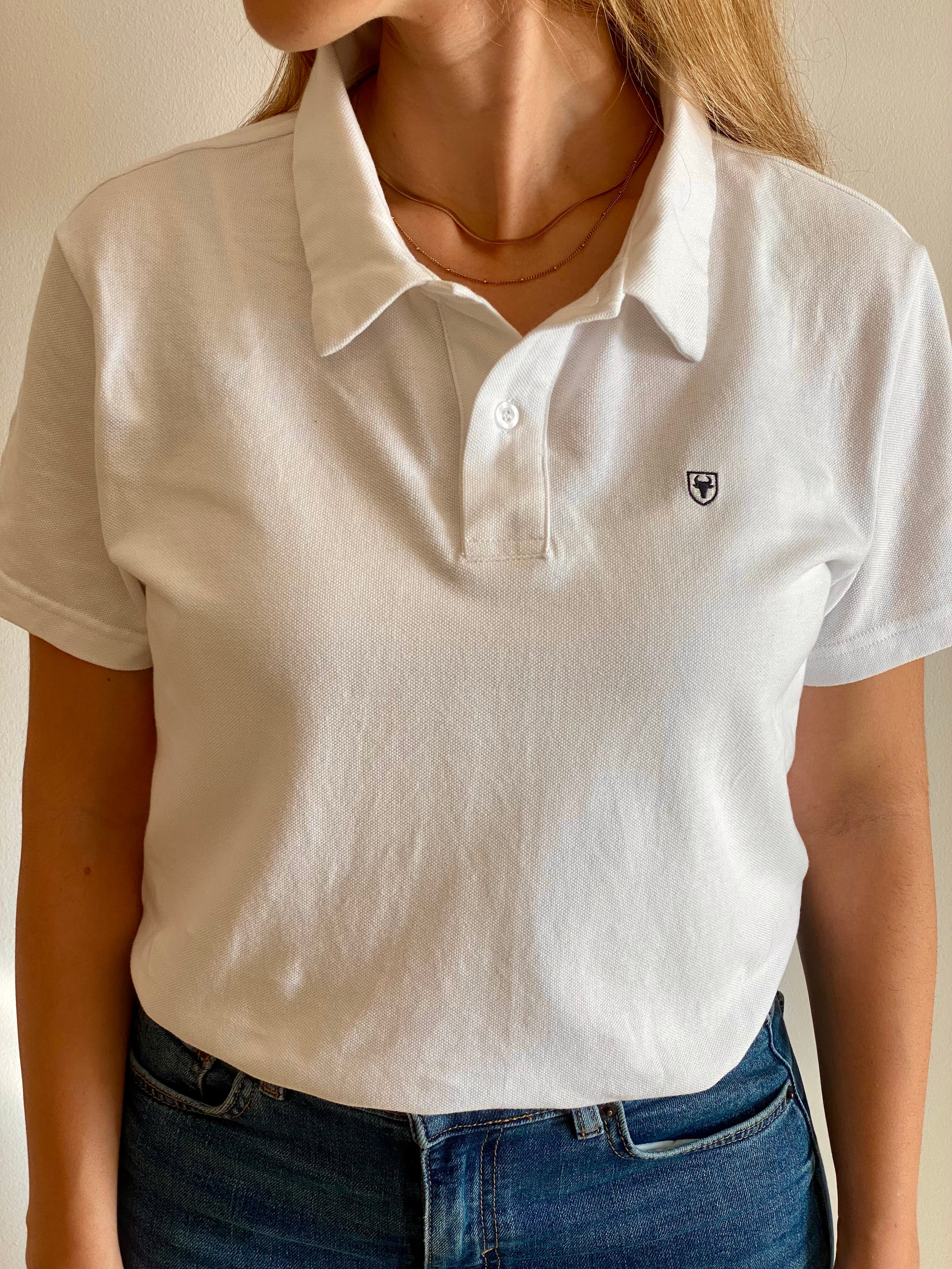 Polo Blanco Premium Unisex