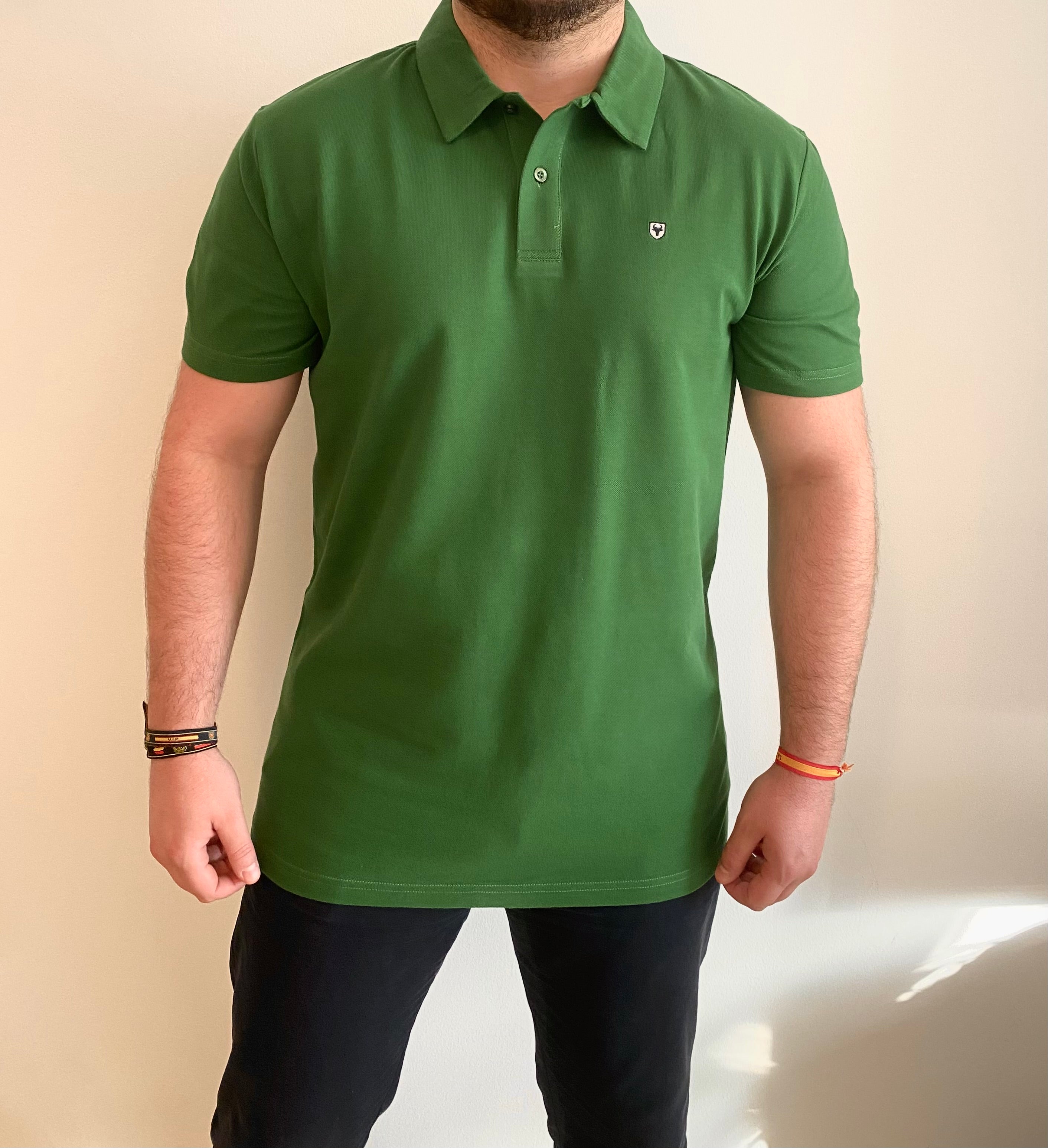 Polo Verde Oliva Premium Unisex