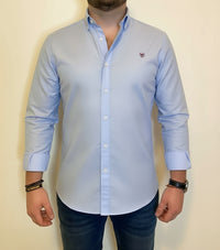 Camisa Oxford Azul Celeste