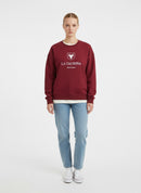 Sudadera UNISEX La Taurina Rojo Granate - Entretiempo Oversize