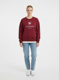 Sudadera UNISEX La Taurina Rojo Granate - Entretiempo Oversize