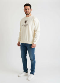 Sudadera UNISEX La Taurina Blanco Cremoso - Entretiempo Oversize