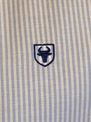 Camisa Blanca Oxford Rayas Azules