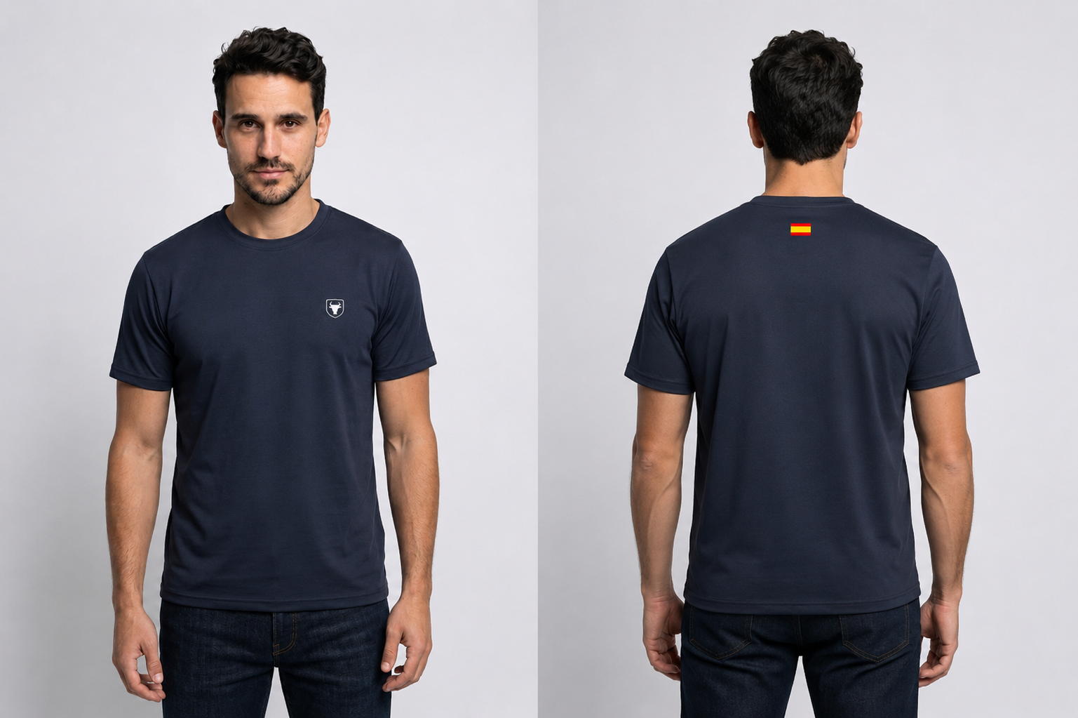 Camiseta Unisex Azul Marino - Navy Blue Flag Collection