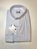 Camisa Blanca Oxford Rayas Azules