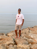 Camiseta La Taurina Blanca - Diseño Rojo San Fermín