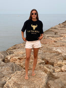 Camiseta La Taurina Negra - Estilo Atrevido Atemporal