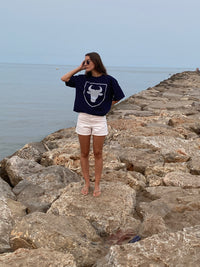 Camiseta La Taurina Azul Marino - Sport Clásica