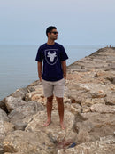 Camiseta La Taurina Azul Marino - Sport Clásica