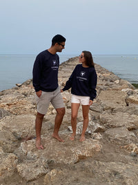 Sudadera La Taurina Azul Marino - Entretiempo Oversize