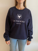 Sudadera La Taurina Azul Marino - Entretiempo Oversize